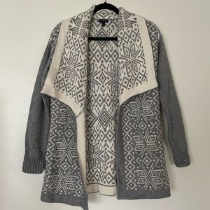 Talbots Snowflake Wool Cardigan, Winter, Christmas Sweater